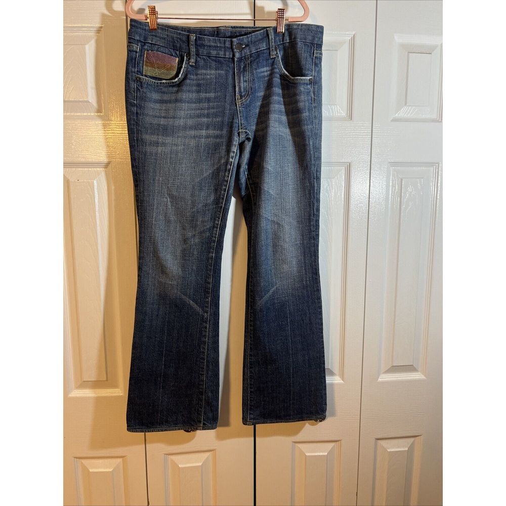 Citizens of Humanity Jeans Womens 31 Bootcut Linda Coin Pocket Stretch Dark Wash